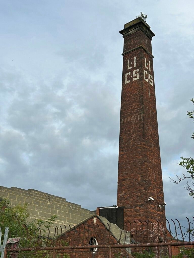 Chimney demolition